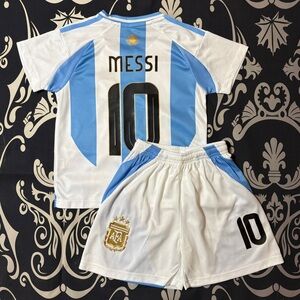 MESSI YOUTH SOCCER JERSEY ARGENTINA FOOTBALLER - XS Small Medium Large XL - NWT